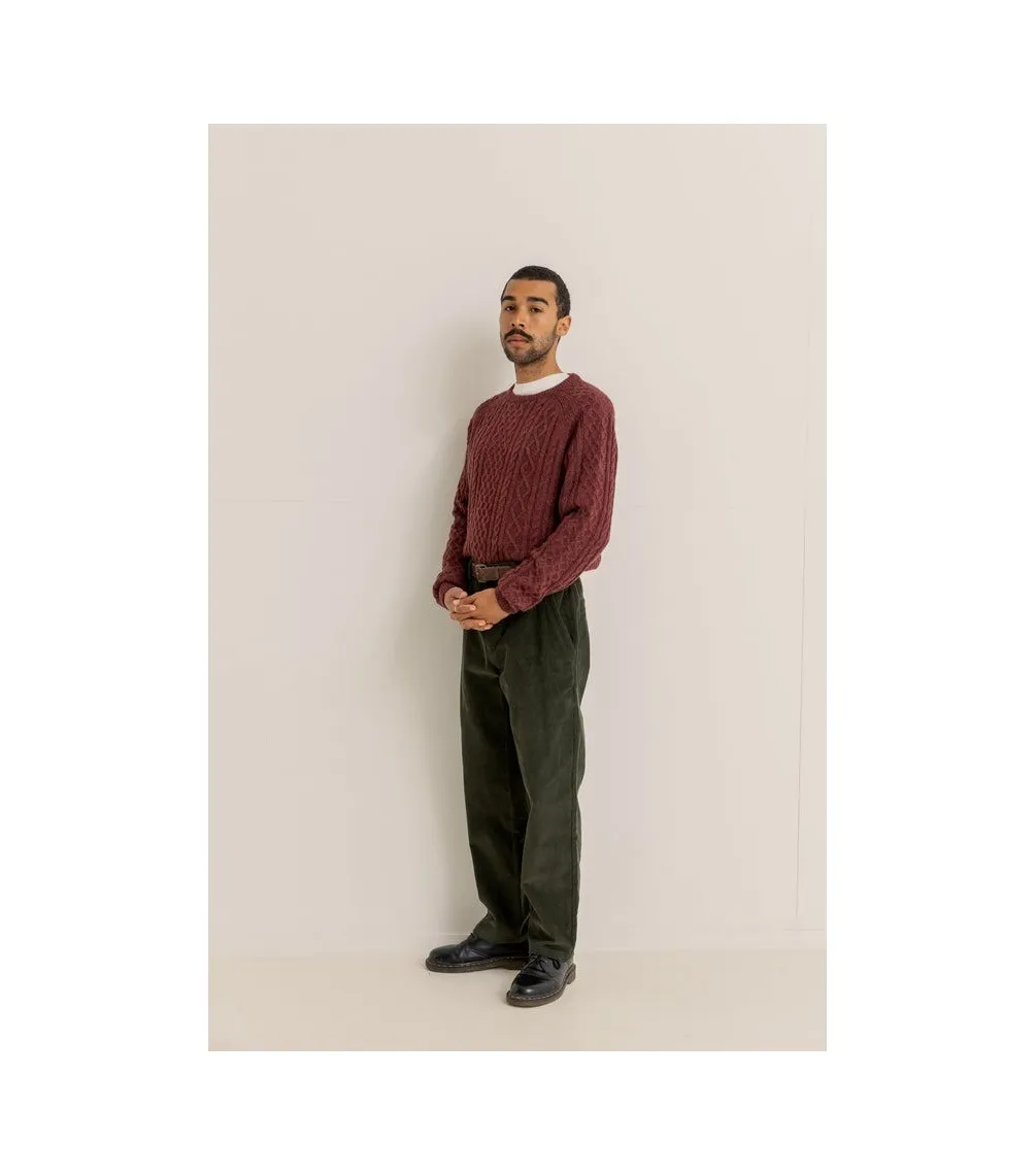 Pantalón RHYTHM Cord Trouser - Olive