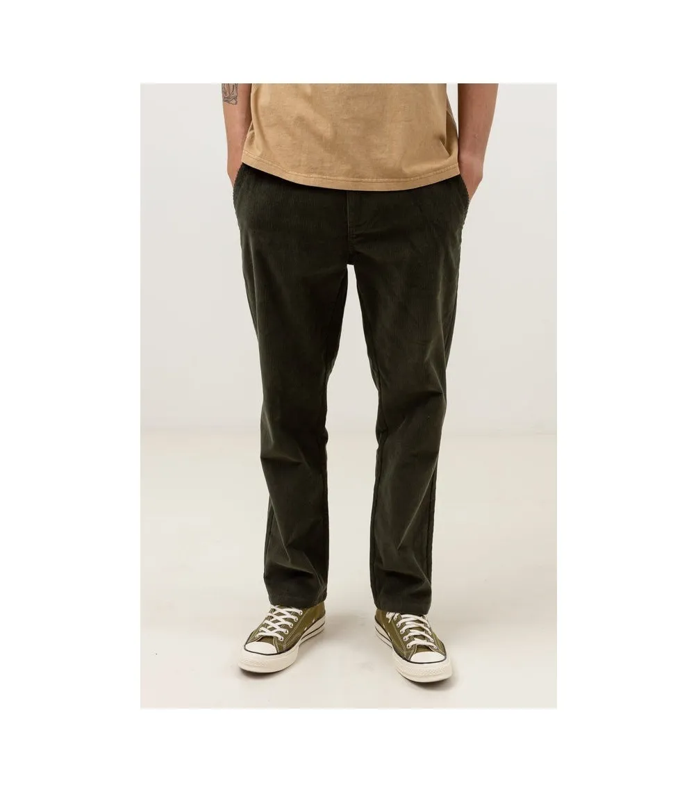 Pantalón RHYTHM Cord Trouser - Olive