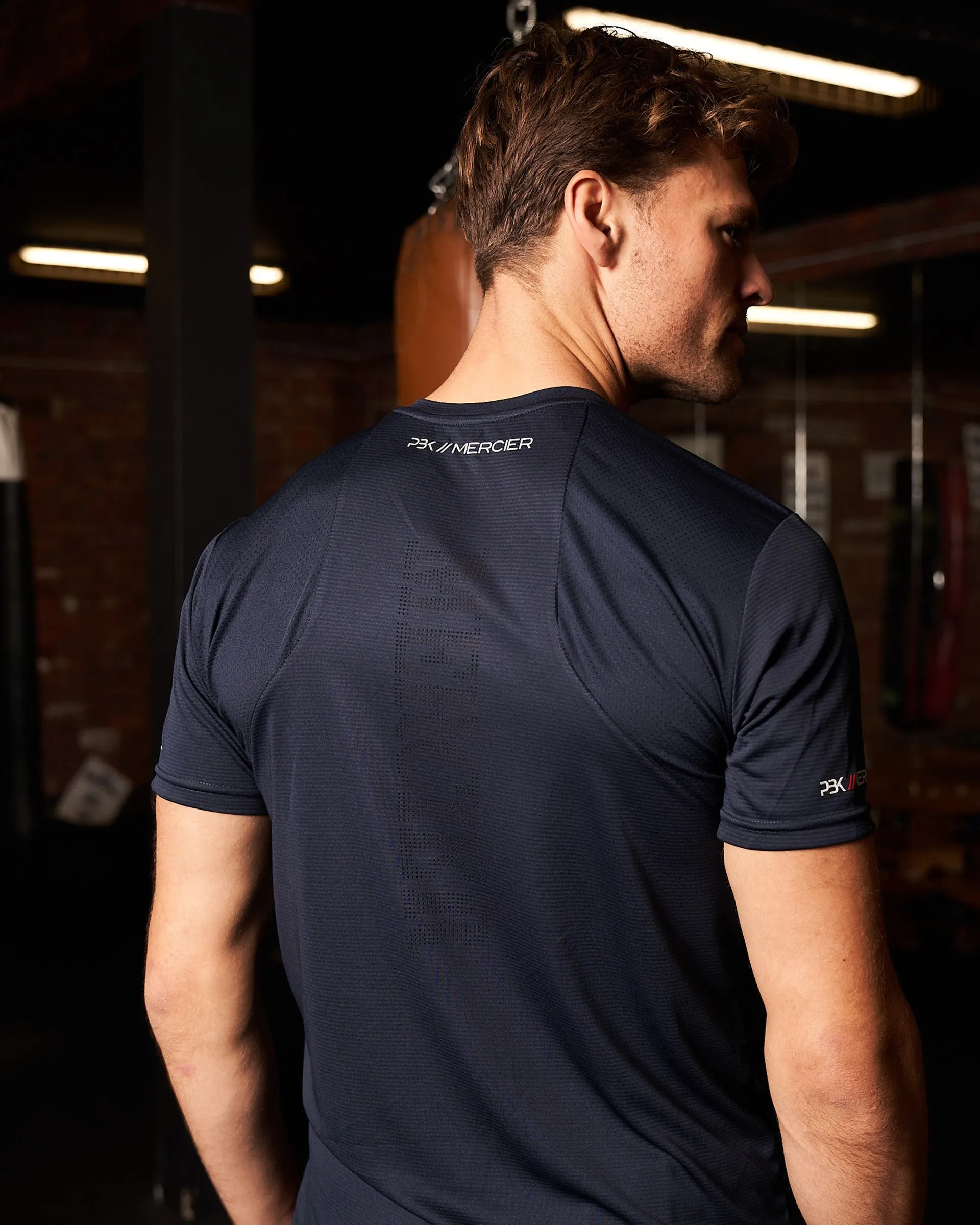 PBK//Mercier Performance Tshirt Navy