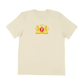 PIZZA T-SHIRT CREST SAND