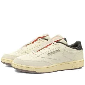 Reebok Club C 85White, Pale Yellow & Bronze