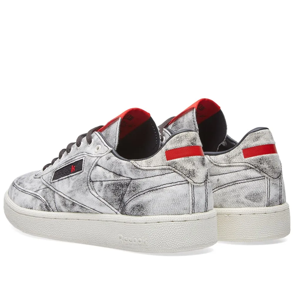 Reebok x Kendrick Lamar Club CWhite, Coal & Scarlet