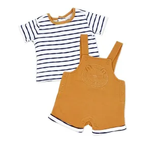 Rose Textile - 2Pk Baby Boy's Lion Dungaree Set