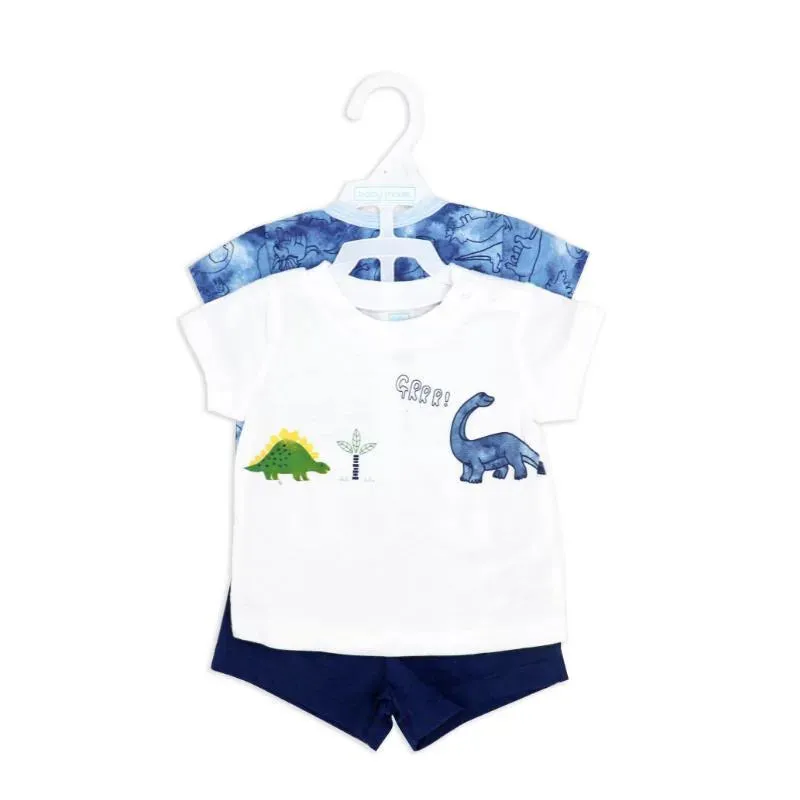 Rose Textile - 3Pk Baby Boy's Dinosaur's Short Set