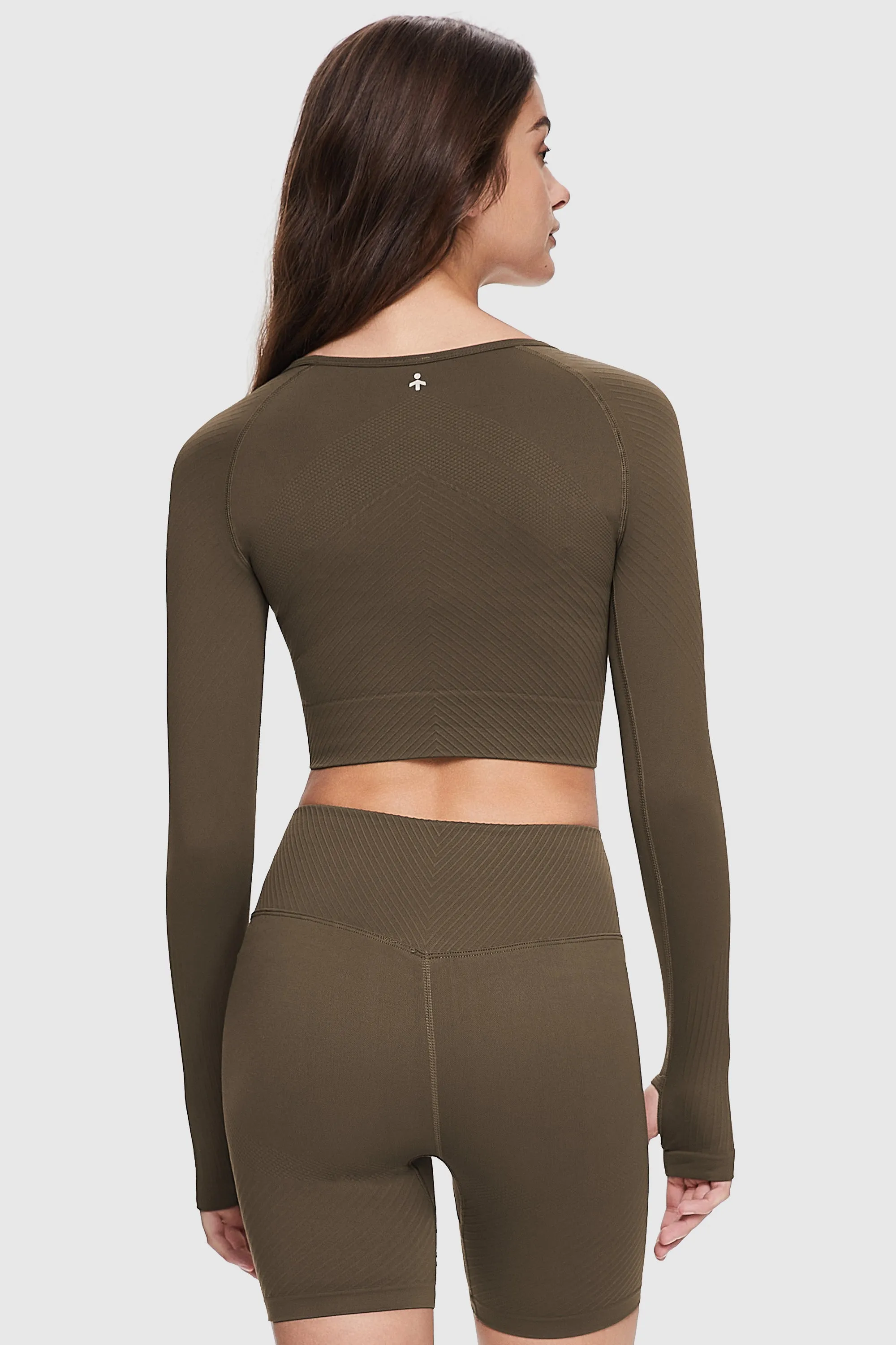 Seamless Crop Athletic Tops