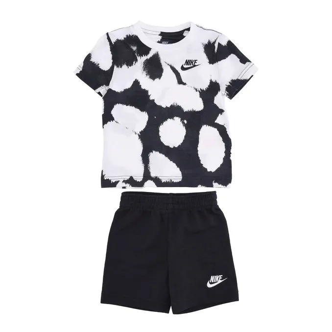 SET T-SHIRT + SHORT DYE DOT Kid Black 