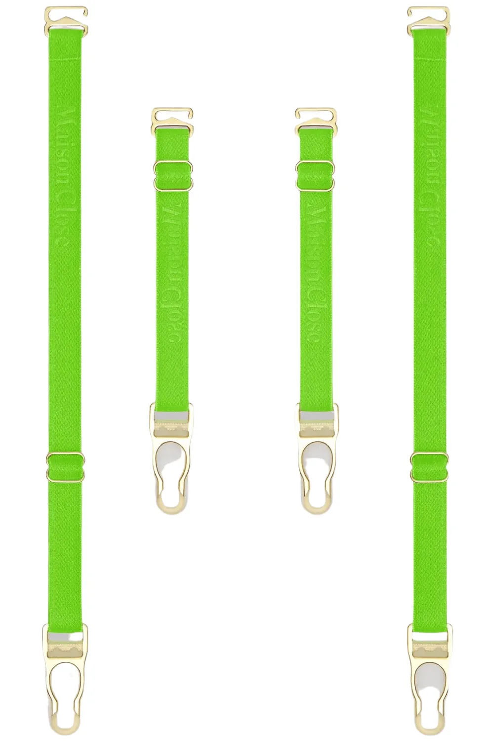 Signature Green Suspender Straps