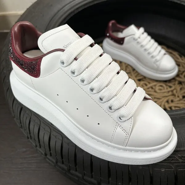 Sneakers White & Dark Red Back 2024