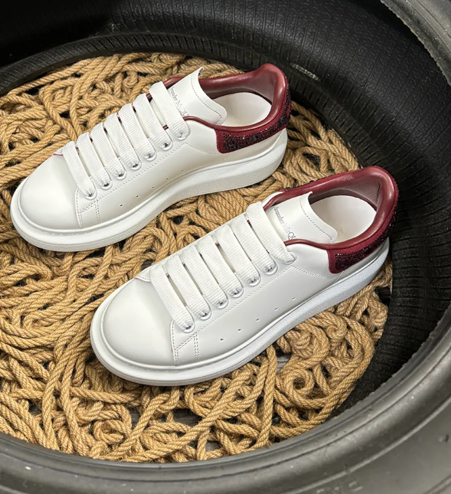 Sneakers White & Dark Red Back 2024