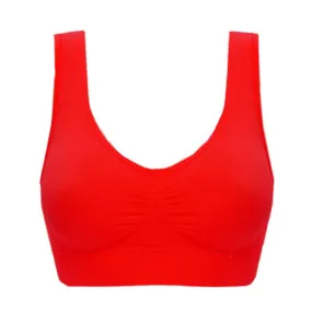 Sports Bras Women Plus Size Bras Padded Seamless Yoga Bra Wireless Underwear Bras For Women