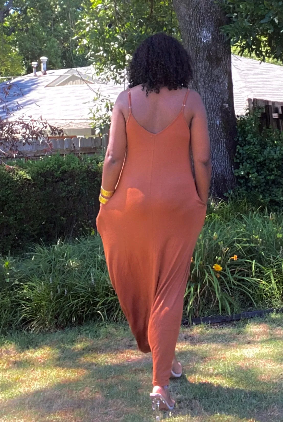 Summer Breeze Maxi Dress-Cinnamon