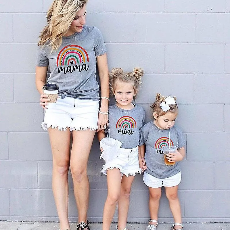 Summer Mother & Daughter Camiseta / Tops a juego