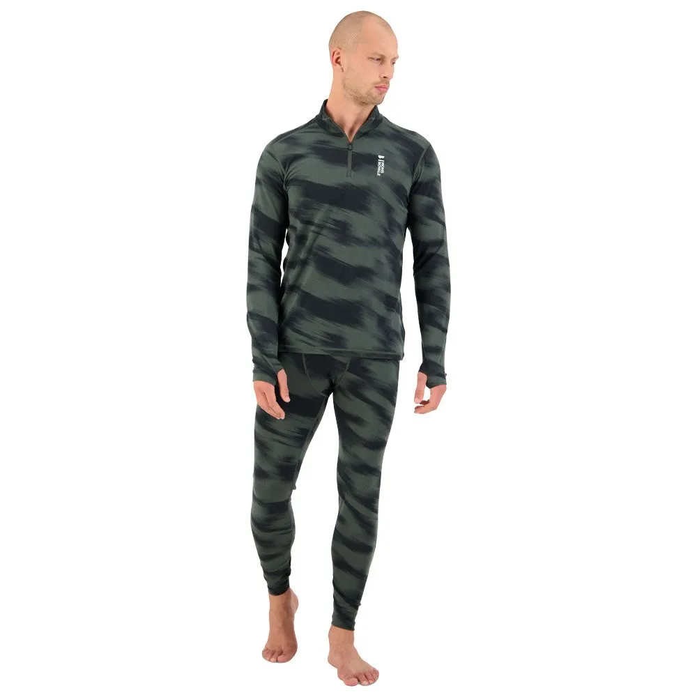 Technical underwear Mons Royale Europe ---M's Cascade 1/4 Zip Rosin Motion