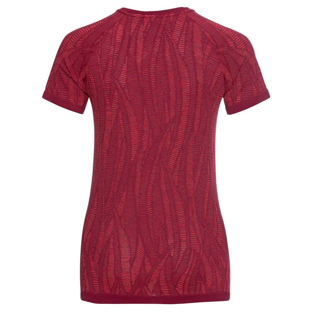 Technical underwear Odlo ---Blackcomb Light Eco BI Top Crew Neck S/S Raspberry Fudge/ Space Dye