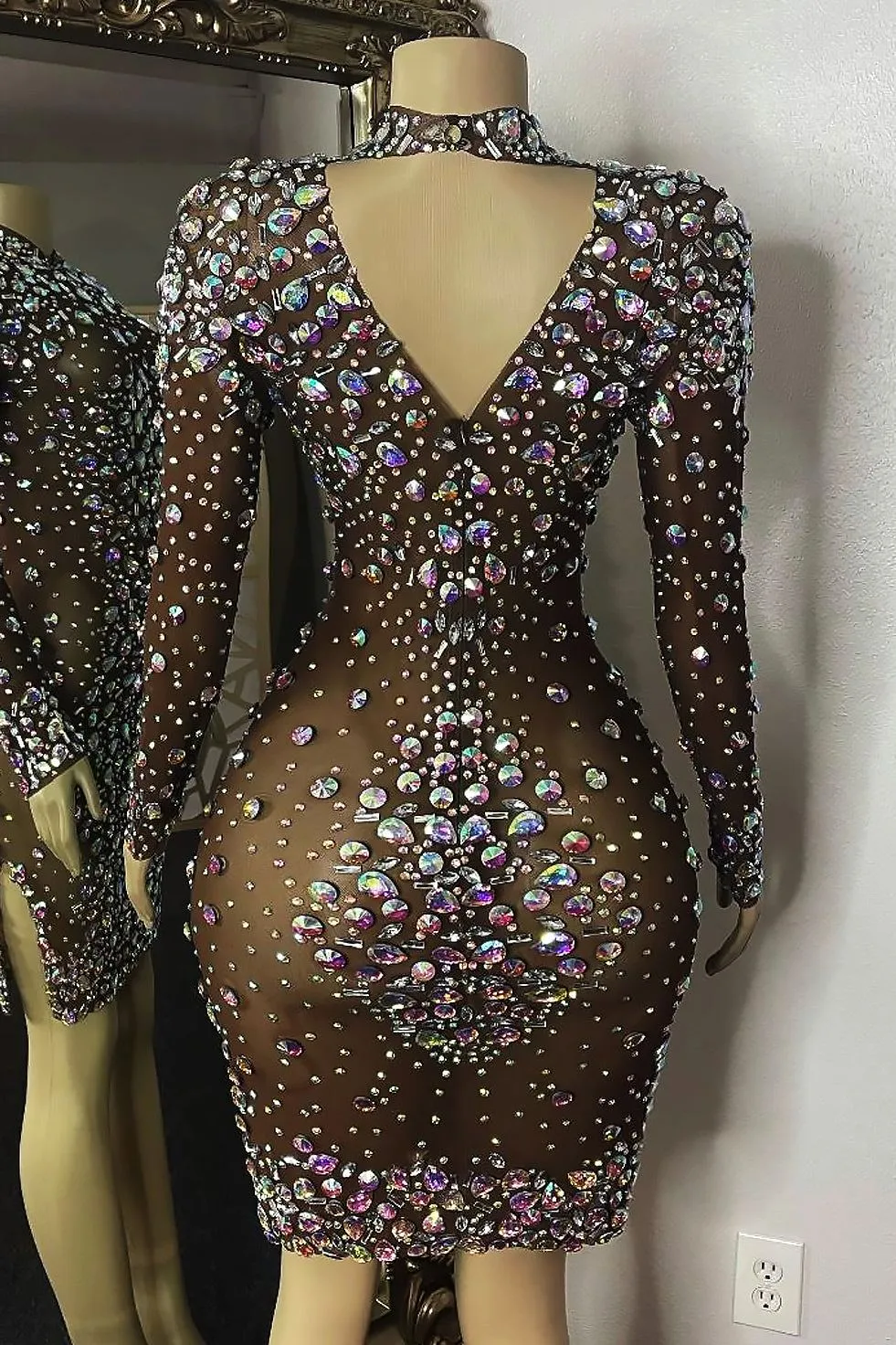 Temptation Rhinestone Dress