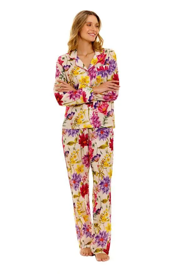 The Lazy Poet - Emma PJ Pant Set - Wind Flower