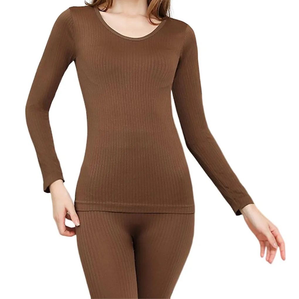 Thermal Underwear  Round Neck Warm Suit Winter Clothes Intimates