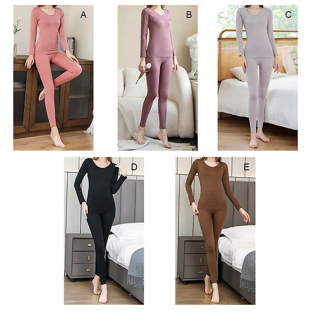 Thermal Underwear  Round Neck Warm Suit Winter Clothes Intimates