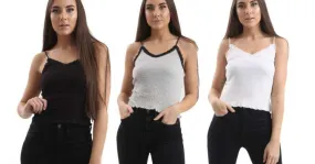 Tops de chaleco de mujer