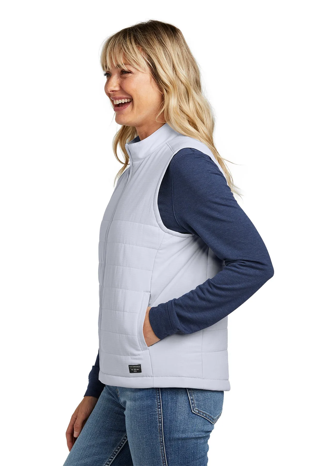 TravisMathew Ladies Cold Bay Custom Vests, Microchip Grey