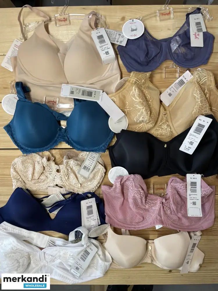 Triumph Underwear only BRAS Mix Stock: 70% Triumph y 30% Sloggi