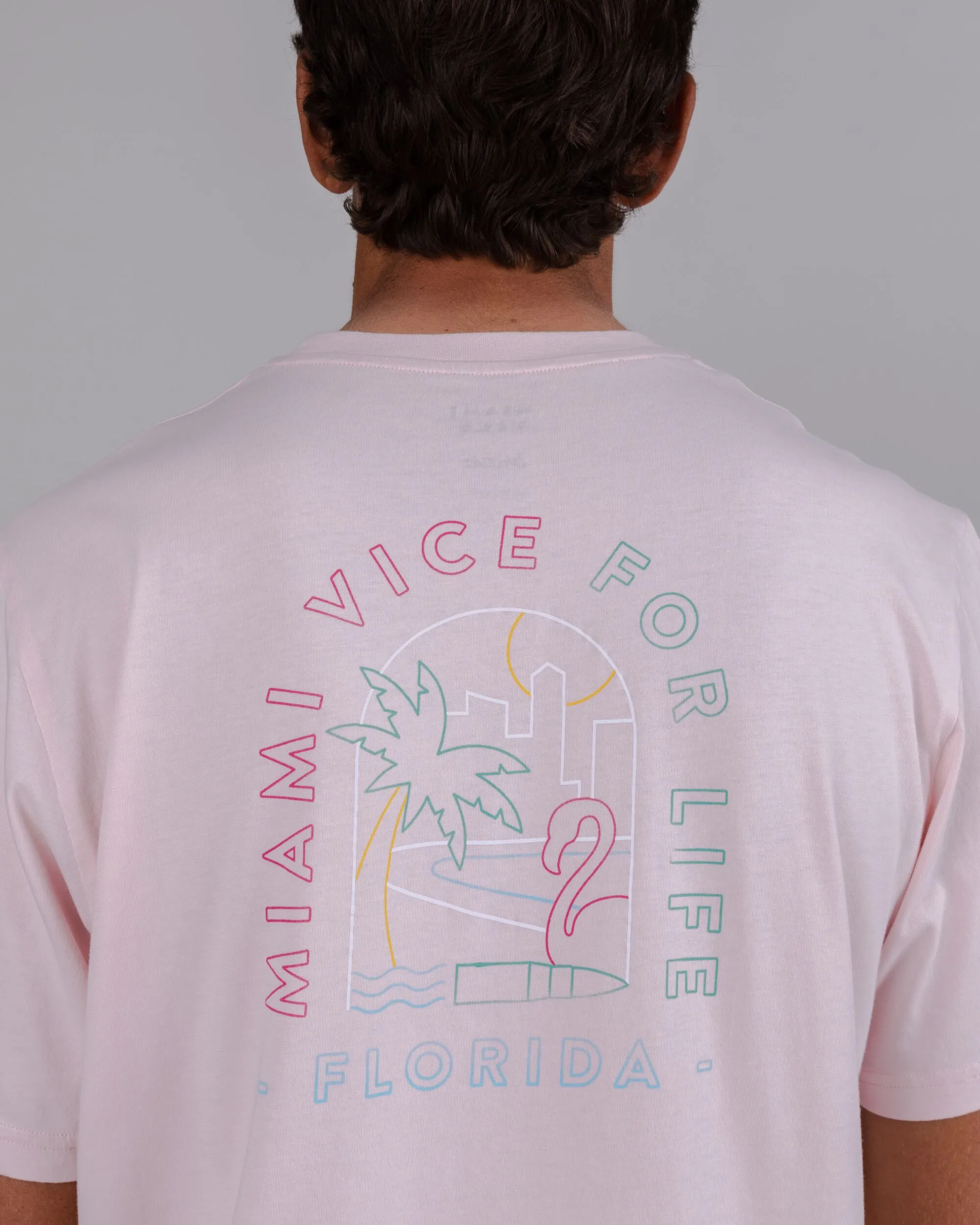 Tshirt Miami Vice for Life Pink