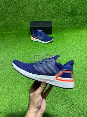 Ultraboost 20 (N Blue/Red Back) (Premium Quality)