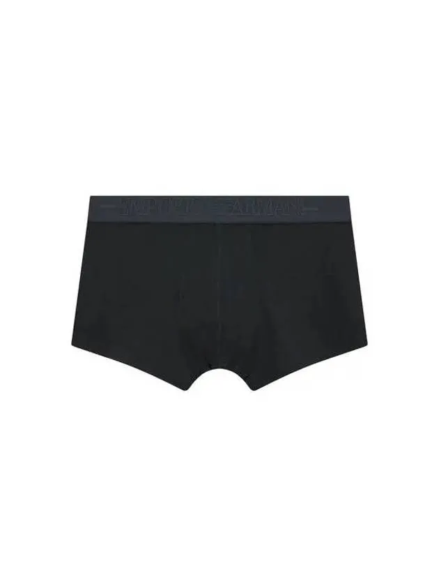 UNDERWEAR Overseas Station Season Big Chance 8 18 Men s Textured Logo Banding Drawn Black 271286