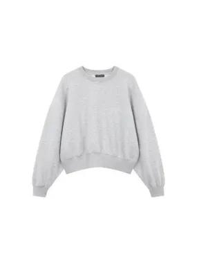 UNDERWEAR Overseas Station Season Big Chance 8 18 Women s Drop Shoulder Crew Neck Sweatshirt Melange Gray 270684