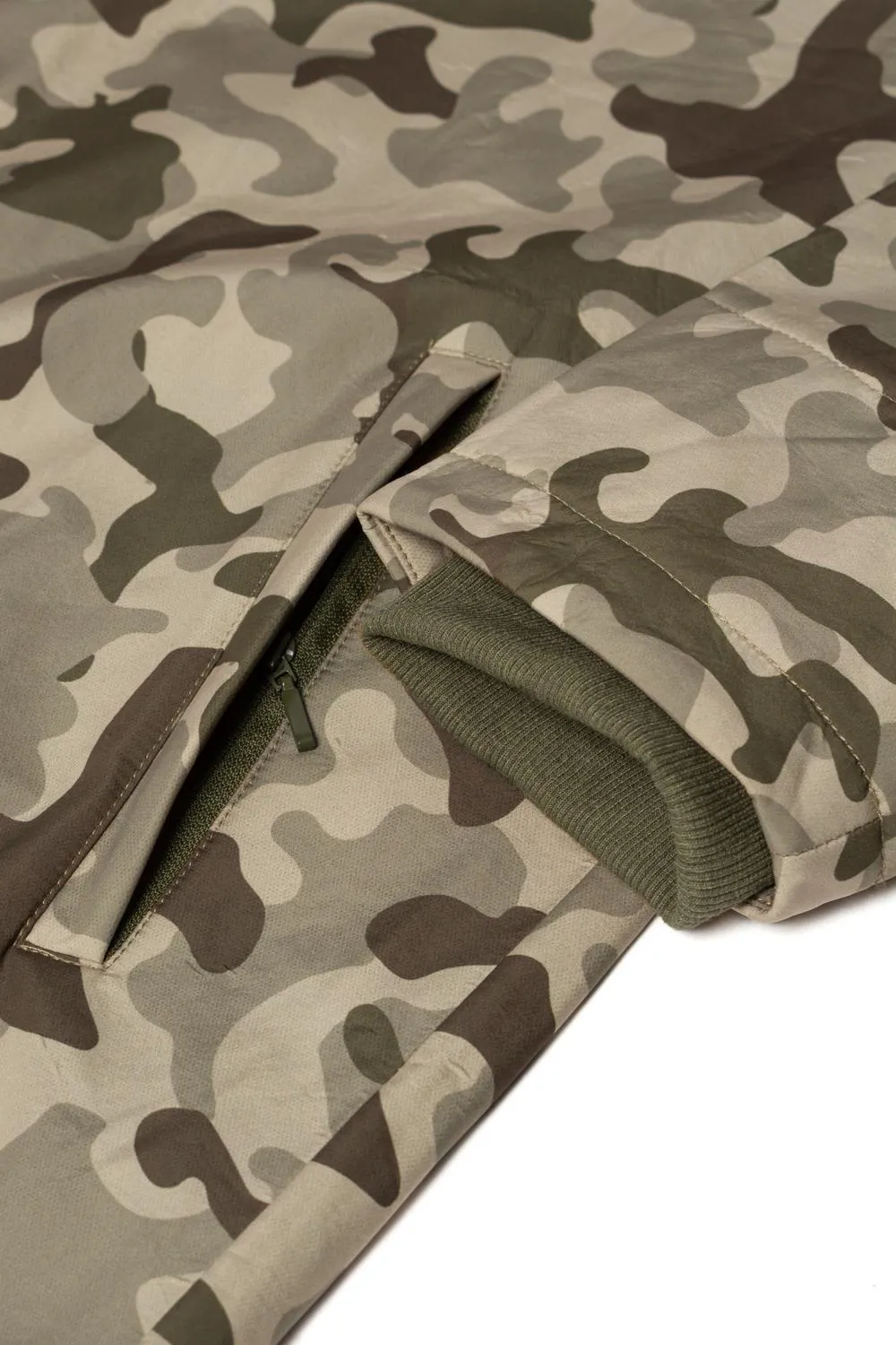 Uptheir Coley Camo Print Soft Shell Jacket - Camo Green