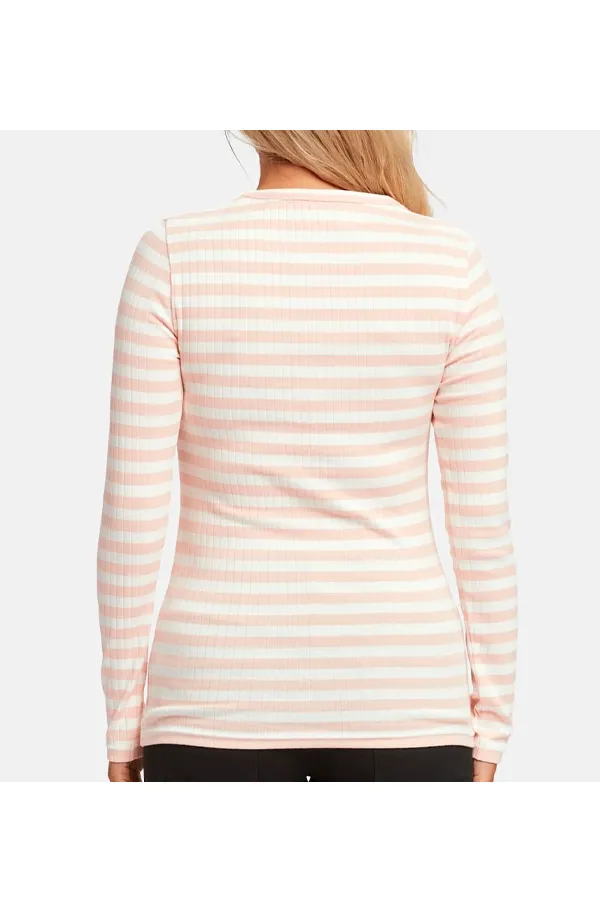 U.S. POLO ASSN. Women L/S T-shirt Chanett Peachy