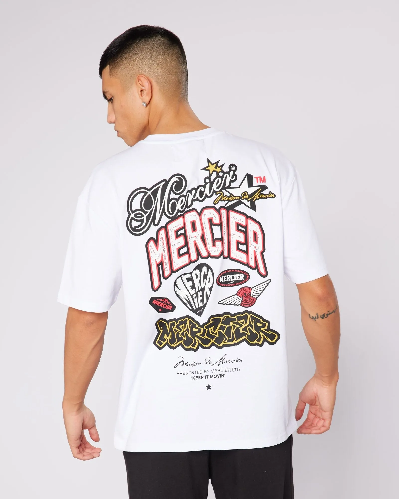 White Mercier Guerrilla Tshirt