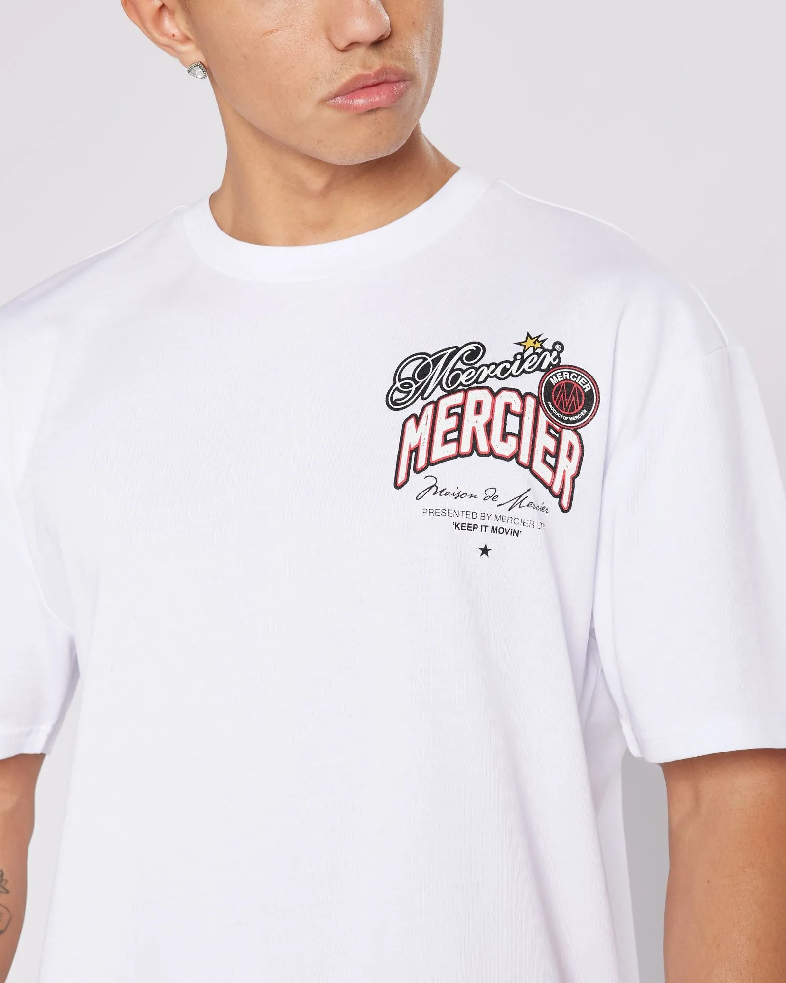 White Mercier Guerrilla Tshirt