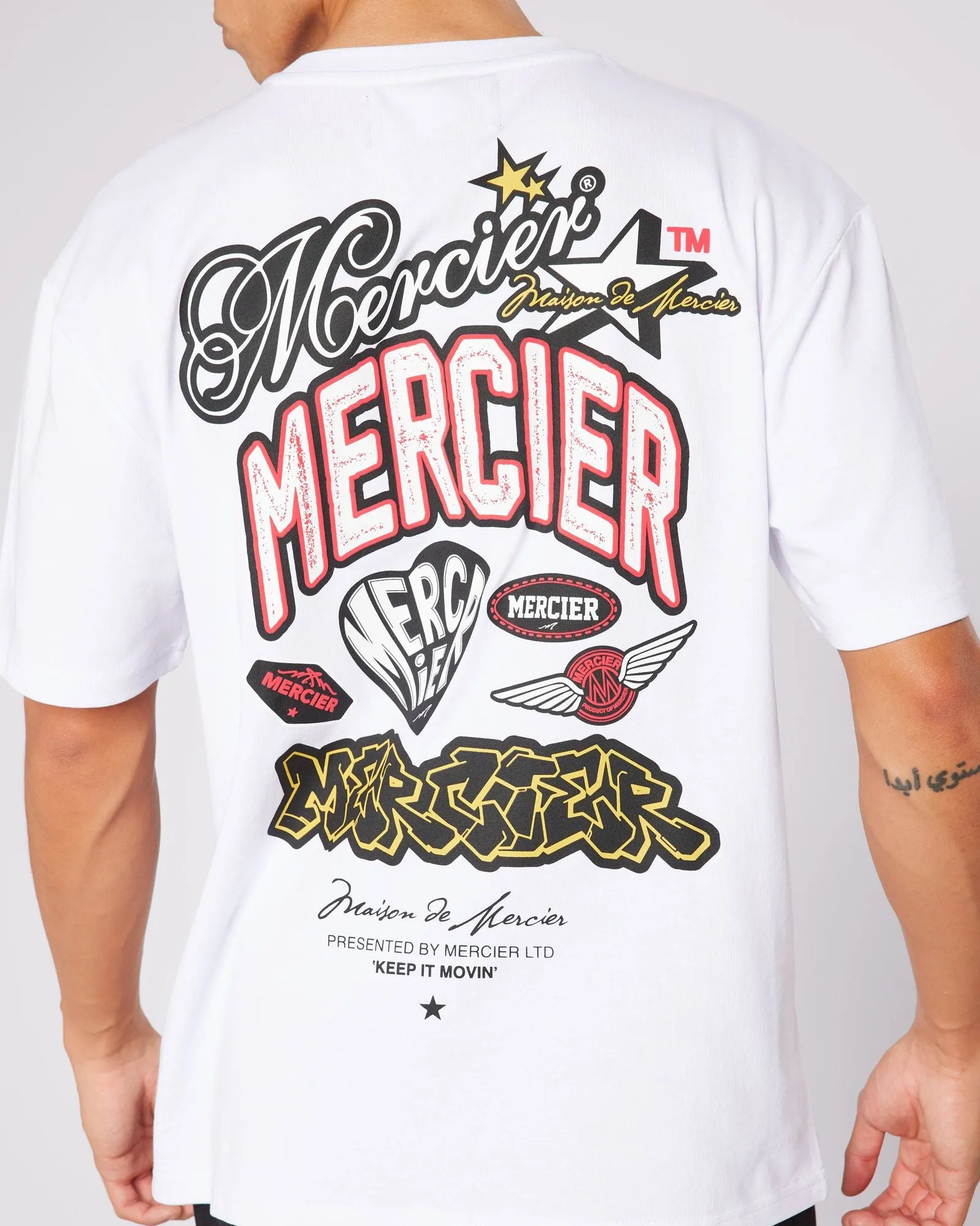 White Mercier Guerrilla Tshirt