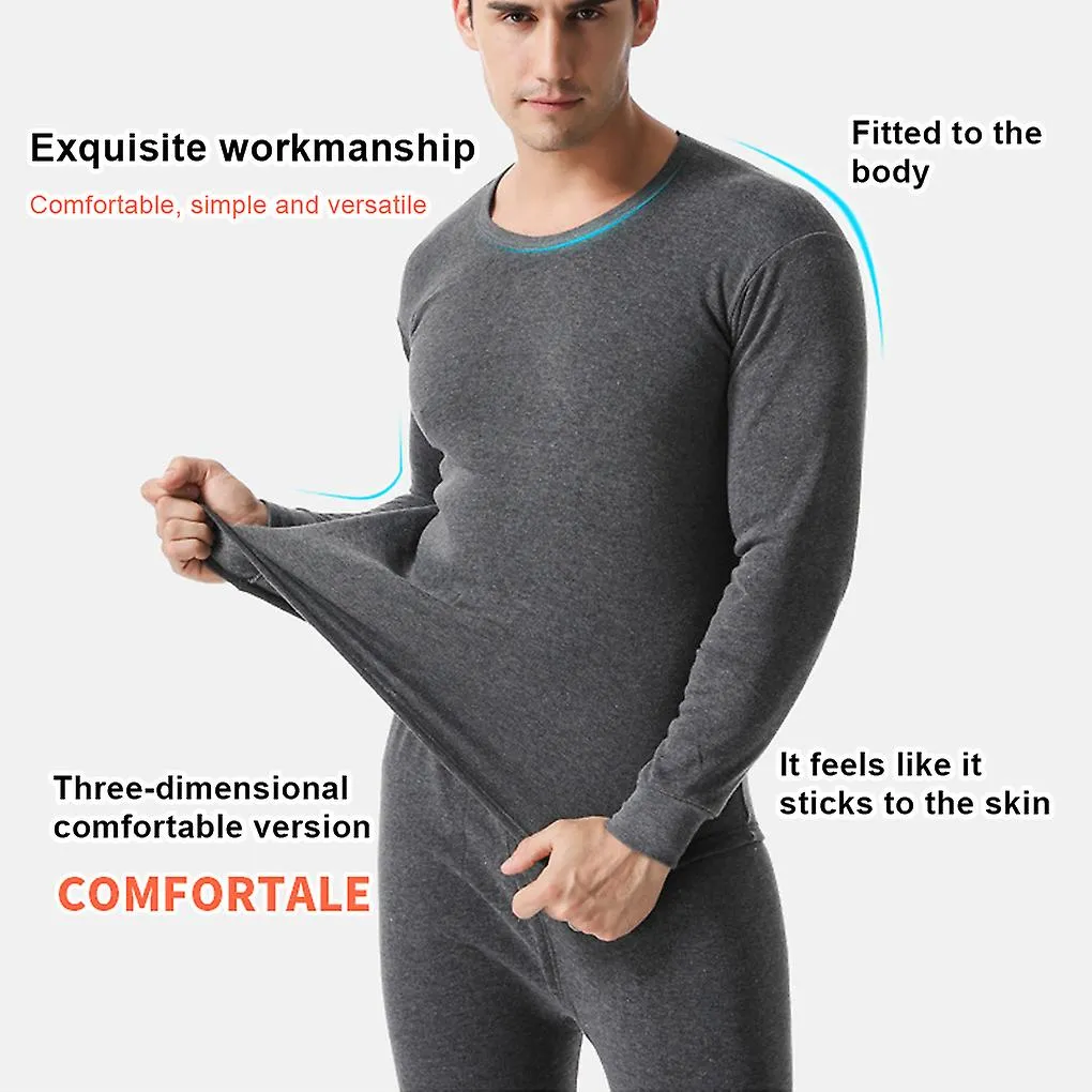 Winter Long Johns Thermal Underwear Plush Warm Clothing T-shirts