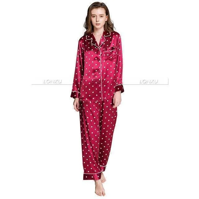 Women Polka Dots Pajama Set