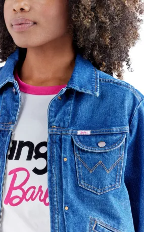 Wrangler x Barbie Women's Logo Denim Jacket